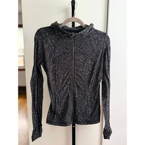 Lululemon Hooded Define Jacket *Nulu / Size 8 / Intertwined Camo Deep Coal Multi